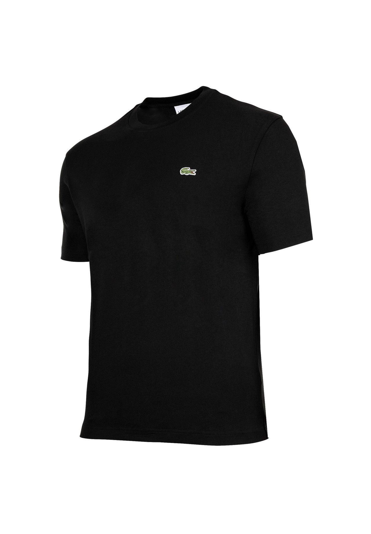 Lacoste Herren T-Shirt, Rundhals - Classic Fit, Baumwolle, Logo, Einfarbig, Schwarz, 2XL