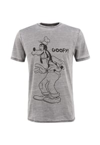RE:COVERED - T-Shirt Disney Goofy Vintage Pose im zeitlosen Design - Grey