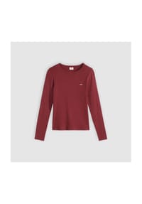 Levi's® - Langarmshirt, Rundhals, für Damen - 44 ROT