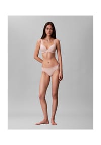 Calvin Klein - Seductive Comfort Slip, Spitzenbordüre, für Damen - TRN BEIGE