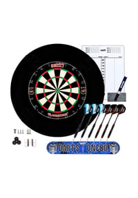 COFI - Dartscheibe mit 6 Dartpfeile - Mehrfarbig OneSize