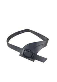 collezione alessandro® - Ledergürtel Pam handgefertigt aus Leder - schwarz