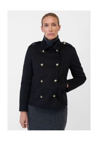 RICANO - Elegante Damen Jacke Letizia mit goldenen Knöpfen - Schwarz