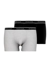 TOM TAILOR - Kentucky Pants kurz, 2er Pack, Logo-Bund, für Herren - BLACK