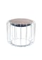 Kayoom Sitzkissen - Pouf Comfortable 110 Petrol - silber – Eiche Bild 9