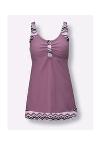 Witt - Tankini-Top - violett-schwarz-bedruckt