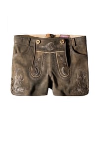 STOCKERPOINT - Trachtenlederhose Leya - kiesel gespeckt