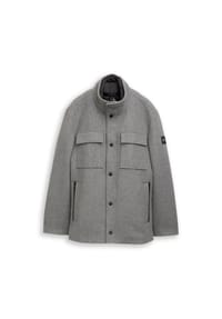 TOM TAILOR - Jacke - light stone grey wool twill