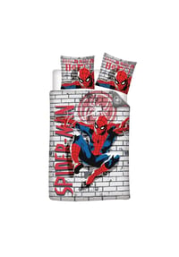 MARVEL - Bettwäsche-Set Poly-Baumwolle Decke & Kissenbezug 140x200 + 65x65 cm - Mehrfarbig 140x200 cm + 65x65 cm