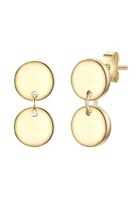 GLANZSTÜCKE MÜNCHEN - Damen Ohrringe aus 925/- Sterling Silber in Gelbgold - gelbgold