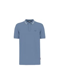 JOOP! JEANS - Herren Poloshirt - Agneloa, Polokragen, Jersey, Baumwollmischung - Blau
