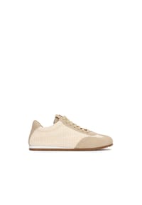 kazar - Sneakers aus natürlichen Materialien mit dezenter Textur - Off-white