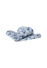 Venti - Herren Einstecktuch uni - Blau