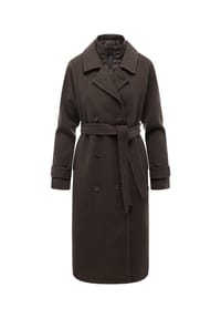 ragwear™ - Wintermantel Trenchie Felt Y - Dark Choco