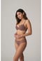 L'Aventure Louie Black Slip, Tülleinsätze, uni, für Damen Bild 2