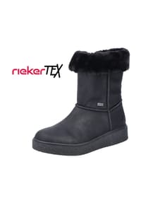 rieker - Winterstiefel, Emblem, gefüttert, für Damen - 00 SCHWARZ/SCHWAR