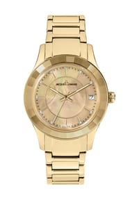 JACQUES LEMANS Venice - Damen Armbanduhr "1-2194" - gold