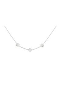 caї - Halskette 925  Sterling Silber rhodiniert Herzen 925/- Sterling Silber ohne Stein - weiß