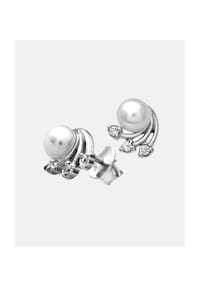 VANLERÉ - Ohrstecker, mit Zirkonia, 375 Weißgold - white gold