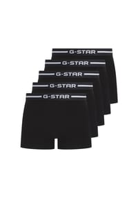 G-STAR RAW - Herren Boxershorts, 5er Pack - HEMLOCK, Trunks, Cotton Stretch - Schwarz