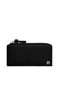 AIGNER AMBRA - Schein- und Kartentasche, Leder, für Damen - 0002  BLACK