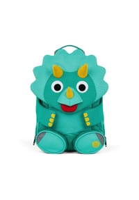 Affenzahn GROSSER FREUND - Kindergartenrucksack "Dinosaurier", Ziehzunge, Namensschild - GRÜN