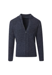 CASAMODA - Herren Strickjacke uni - Dunkelblau