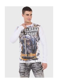 CIPO & BAXX® - Sweatshirts mit coolem Print - BLACK