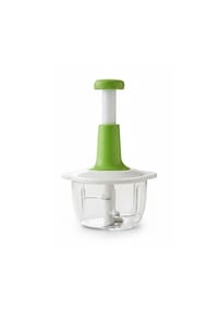 Cheffinger - Manueller Multischneider & Zerkleinerer - 1000 ml, Weiß-Grün - Grau/Blau 1000 ml