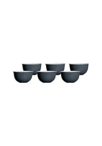 Ritzenhoff & Breker Müslischalen Doppio ø 14 cm 6er Set - DOPPIO - anthrazit