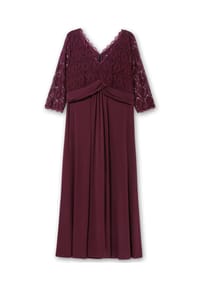 sheego - Abendkleid - burgund