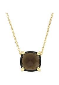 VANDENBERG - Damen Kette mit Anhänger, 925er Silber mit Rauchquarz - GOLD