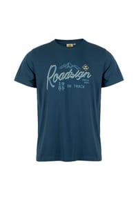 ROADSIGN Australia Herren T-Shirt Mit Dynamischem Print – 100% Baumwolle, Kurzarm, Größe XL, Grün