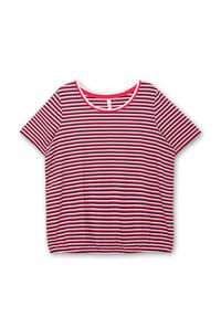 sheego - Streifenshirt - tiefblau-gestreift