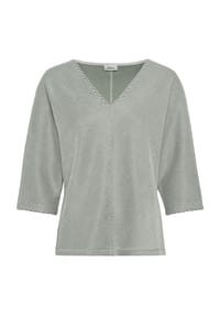 S.Oliver Damen T-Shirt Mit 3/4-Arm – Leicht & Lässig In Grün, Größe 42