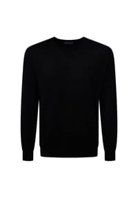 pierre cardin - Pullover aus 100% Wolle - Schwarz