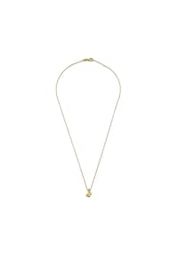 MONCARA - Damen Anhänger mit Kette, 375er Gold, 1 Diamant, ca. 0,035 Karat - Gelbgold