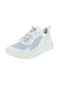 ecco® - Lederimitat/Textil Sneaker - Weiß/Weiß