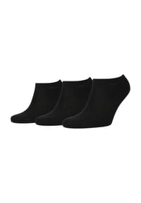 Hudson - Simply Sneakersocken, 3er-Pack, verstärkte Belastungszonen - 0005 BLACK