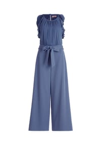 Vera Mont - Jumpsuit mit Volant - Blue Stone