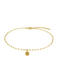 amor - Damen Fußkette, 925er Silber - GOLD