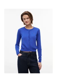 TOMMY Jeans - Strickjacke Essential, Baumwolle, für Damen - C8P BLUE