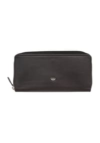 Golden Head® - POLO Langbörse "Polo", Leder, Reißverschluss, für Damen - schwarz