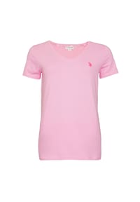 U.S. POLO ASSN. - T-Shirt Kurzarmshirt V-Neck - dunkelblau