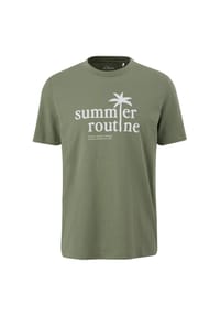 s.Oliver - T-Shirt, Baumwolle, für Herren - 78D2  GREEN