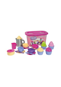 Simba - Cupcake Service, Küchenspielzeug, Kunststoff, 16.3 cm - mehrfarbig