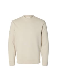 SELECTED - Sweatshirt Tom, Rippbündchen, für Herren - 184679 OATMEAL