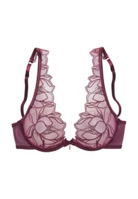 LASCANA - Bügel-BH, Pailetten, Spitze, für Damen - BORDEAUX