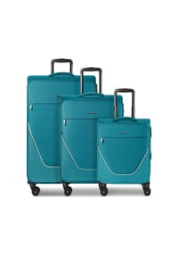 Stratic taska - taska 4-Rollen Kofferset 3tlg. mit Dehnfalte - ocean blue