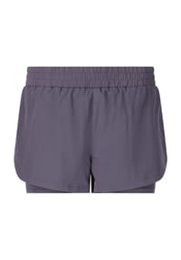 ENDURANCE - Shorts Yarol mit praktischer 2-in-1-Funktion - 1013 Gunmetal
